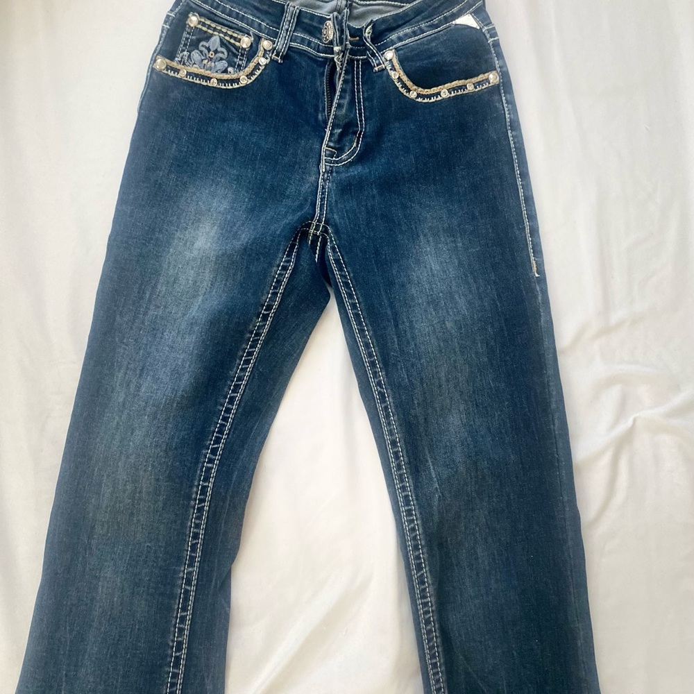 Women's Boot Cut Jeans - Blue